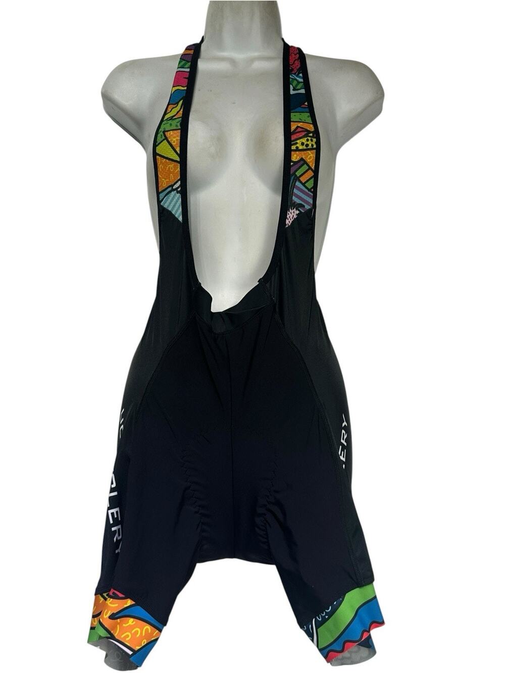 Specialized Women’s Size L Expert Bib Shorts Cycling Padded La Jolla CA Graphic